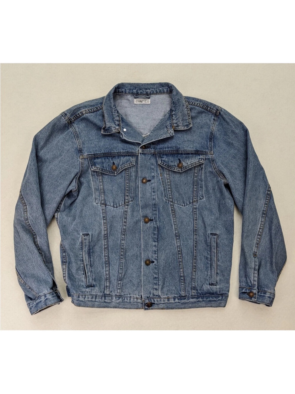 Elia Cher Light Wash Denim Jacket Size 4/6 90s Style